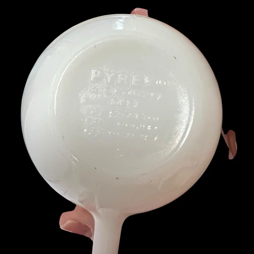 Pyrex Butterfly Gold 8 Ounce Coffee or Tea Cups Microwave Safe